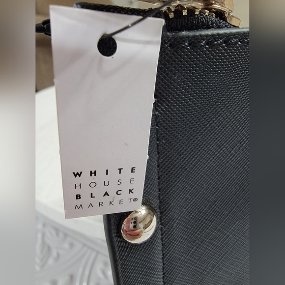 White House Black Market Floral Studded Large Clutch Wristlet - Picture 6 of 10